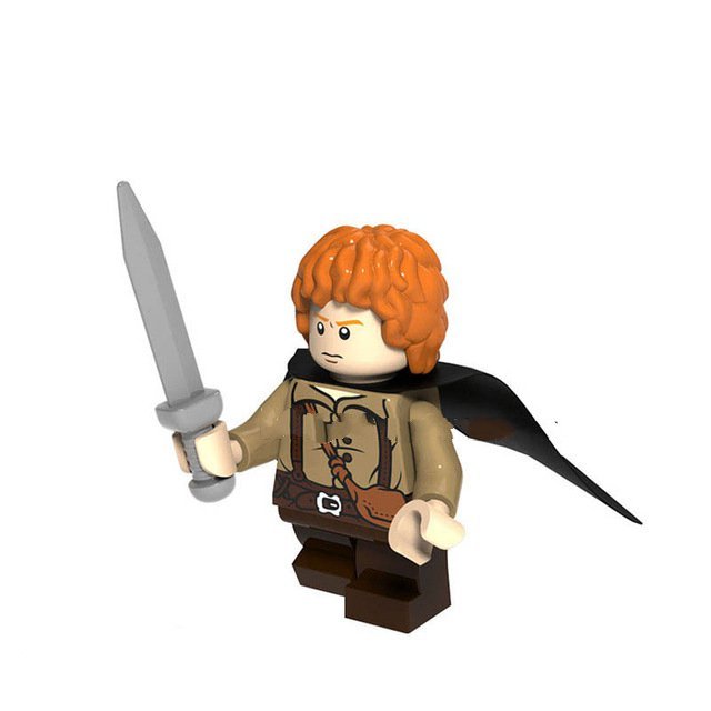 Samwise Gamgee Lego Lord Of The Rings Minifigure Block Toys