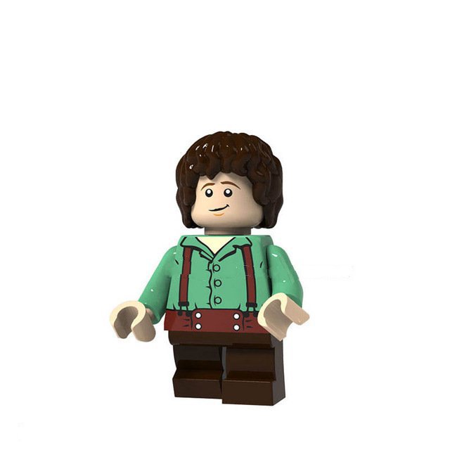 Frodo Baggins Without Ring Lego Lord Of The Rings Minifigure Block Toys