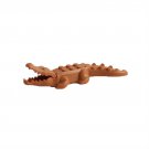 Brown Crocodile Lego Animal Theme Superheroes Minifigure Block Toys
