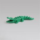 Green Crocodile Lego Animal Theme Superheroes Minifigure Block Toys