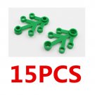 15pcs Small Leaves Lego Accessories Minifigure Block Toys
