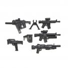 5pcs Weapon Gun Model 2 Lego Accessories Minifigure Building Block Toys