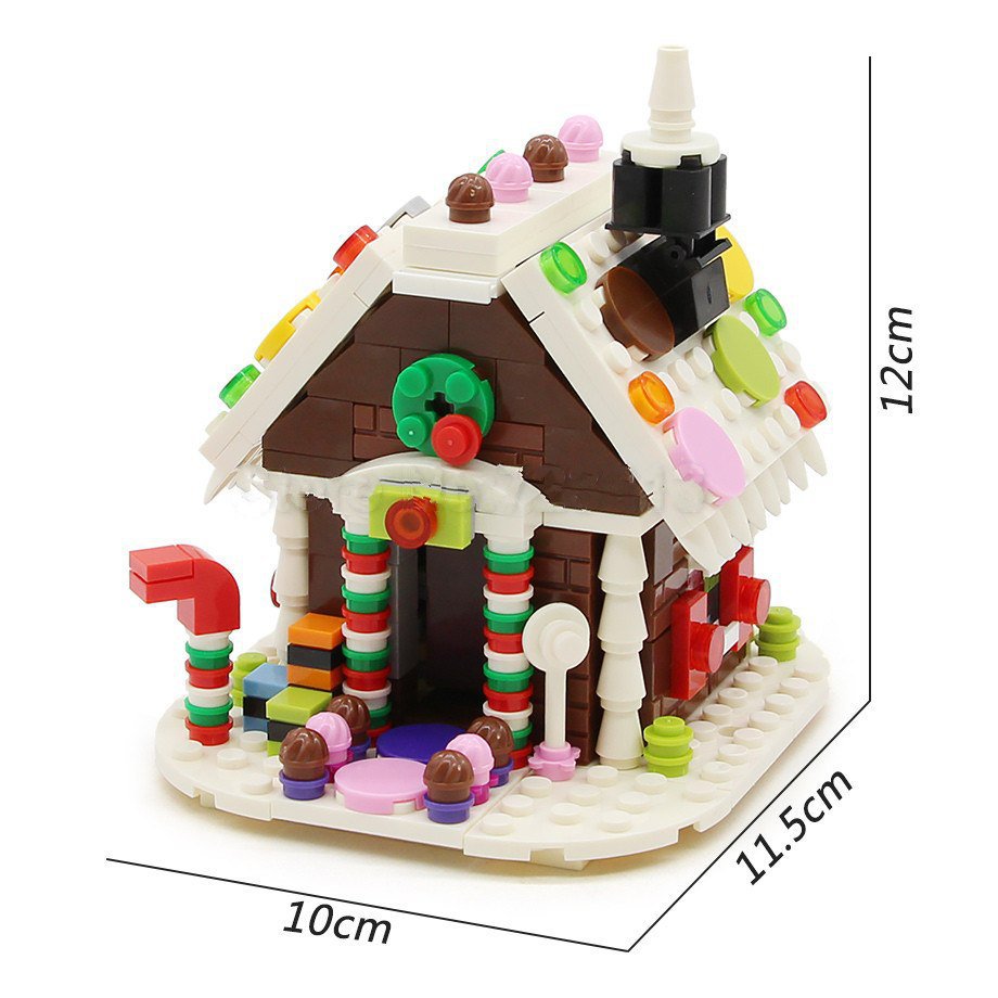 Gingerbread House Building Blocks Creator Minitoys Accessories