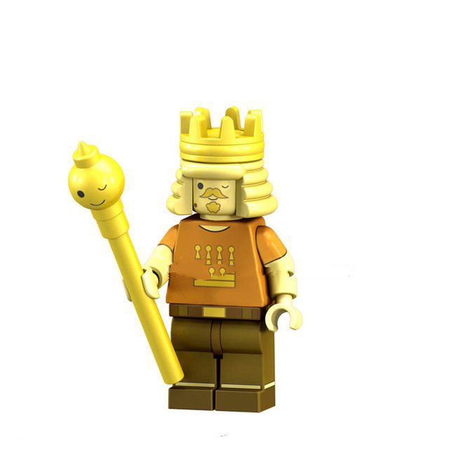 King Of Ooo Lego Adventure Time Cartoon Theme Minifigure Block Toys