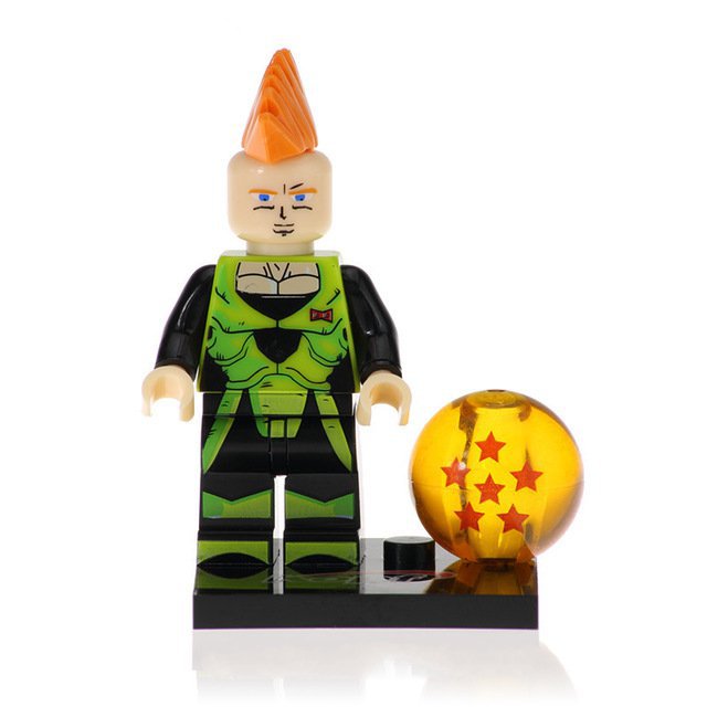 Android 16 Minitoys Dragon Ball Anime Theme Minifigure Block Toys