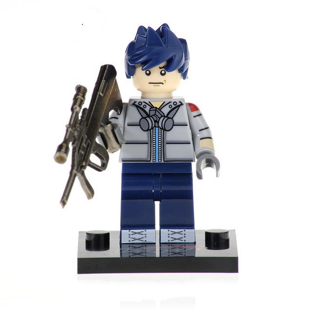 Male Explorer Fortnite Heroes Character Lego Minifigure Block Toys