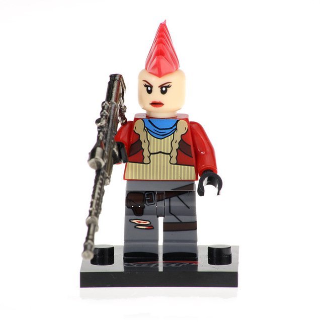 Female Explorer Fortnite Heroes Character Lego Minifigure Block Toys