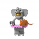 Girl With Elephant Costume Lego Custom Theme Minifigure Block Toys