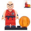 Krillin Lego Dragon Ball Anime Theme Minifigure Block Toys
