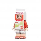 Christie Girl With Milk Costume Lego Custom Theme Minifigure Block Toys
