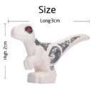 Baby White Tyranosaurs Lego Animal Theme Superheroes Minifigure Block Toys