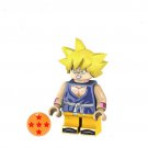 Young Goku Super Saiyan Lego Dragon Ball Anime Theme Minifigure Block Toys