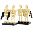 4pcs Battle Droid Lego Star Wars Minifigure Block Toys