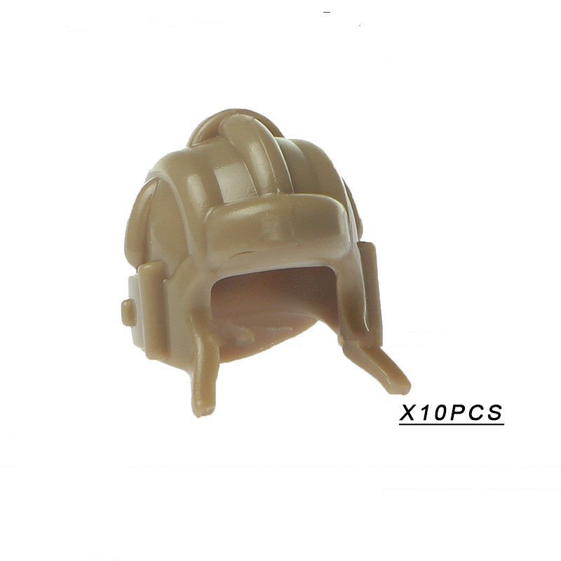 10pcs Winter Military Hat World War 2 Accessories Lego Minifigure Building Block Toys