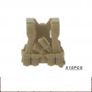 10pcs Military Vest Armor 5 World War 2 Accessories Lego Minifigure Building Block Toys