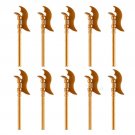 10pcs Golden Blade Spear Accessories Lego Minifigure Building Block Toys