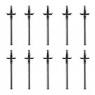 10pcs Spear Medieval Knights Weapons Accessories Lego Minifigure Building Block Toys