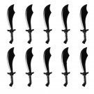 10pcs New Blade Medieval Knights Weapons Accessories Lego Minifigure Building Block Toys