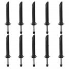 10pcs Sword Medieval Knights Weapons Accessories Lego Minifigure Building Block Toys