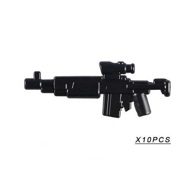 10pcs Science Fiction 0141 Gun Weapons Accessories Lego Minifigure Building Block Toys