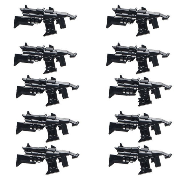 10pcs Science Fiction J0044 Weapons Star Trek Accessories Lego Minifigure Building Block Toys