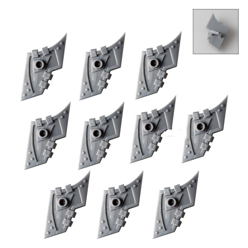 10pcs J0063 Gladiator Medieval Shield Accessories Lego Minifigure Building Block Toys