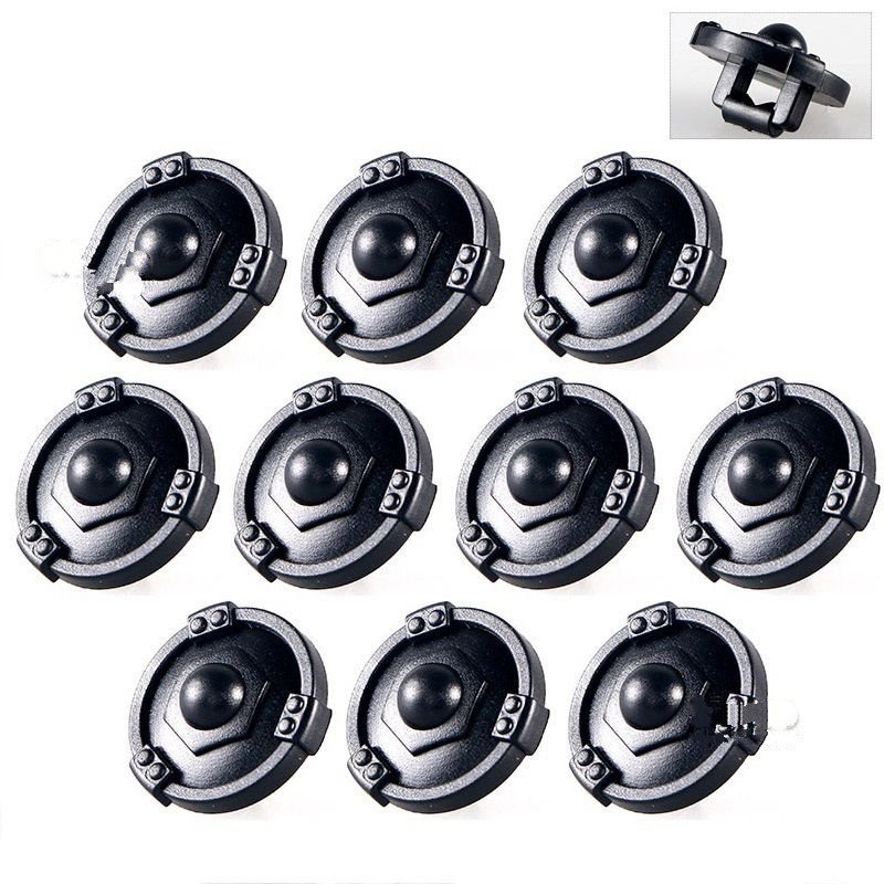 10pcs J0065 Gladiator Medieval Shield Accessories Lego Minifigure Building Block Toys