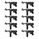 10pcs J0069 World War Heavy Rifle Gun Weapon Accessories Lego Minifigure Building Block Toys