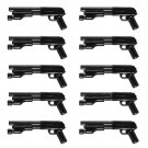 10pcs J0075 World War Heavy Rifle Gun Weapon Accessories Lego Minifigure Building Block Toys