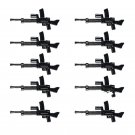 10pcs J0083 World War Heavy Rifle Gun Weapon Accessories Lego Minifigure Building Block Toys