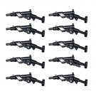 10pcs J0085 World War Heavy Rifle Gun Weapon Accessories Lego Minifigure Building Block Toys