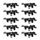 10pcs J0088 World War Heavy Rifle Gun Weapon Accessories Lego Minifigure Building Block Toys