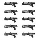 10pcs J0091 World War Heavy Rifle Gun Weapon Accessories Lego Minifigure Building Block Toys