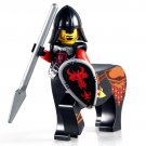 Centaur Red Dragon Knight With Spear Medieval Lego Superheroes Minifigure Block Toys