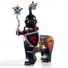 Centaur Red Dragon Knight With Morning Star Medieval Lego Superheroes Minifigure Block Toys