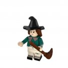 The Witch With Green Shirt Lego Halloween Theme Minifigure Block Toys