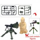 Aircraft Machine Gun Weapon Accessories Lego Minifigure Building Block Toys