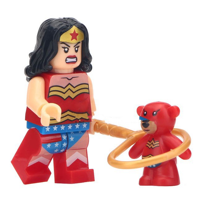 Wonder Woman With Mini Bear Lego Toys Superheroes