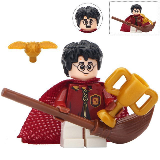Harry Potter With Trophy Lego Minifigure Block Toys