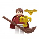 Oliver Wood With Trophy Lego Minifigure Block Toys