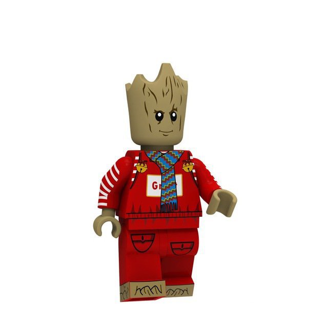 Christmas Santa Groot Lego Superheroes Minifigure Block Toys