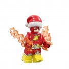 Christmas Santa Flash Lego Superheroes Minifigure Block Toys