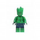 Custom Mix Groot x Hulk Lego Superheroes Minifigure Block Toys