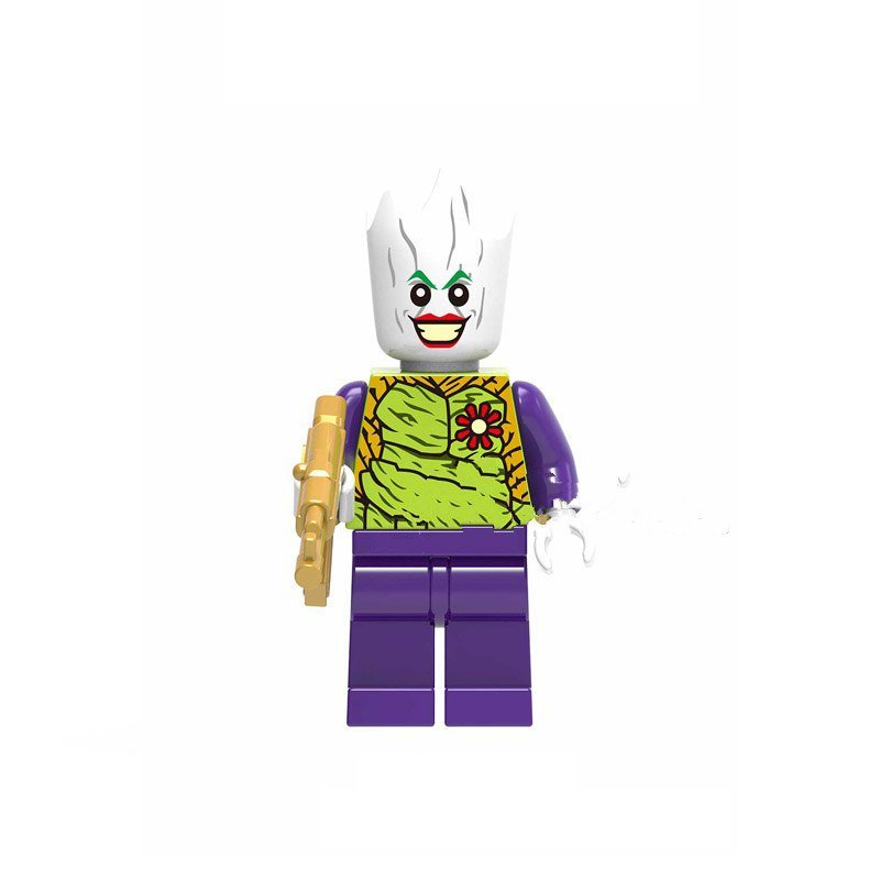 Custom Mix Groot x Joker Lego Superheroes Minifigure Block Toys