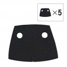 5pcs Black Trench Coats Accessories Lego Superhero  Minifigure Building Block Toys