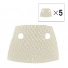 5pcs White Trench Coats Accessories Lego Superhero  Minifigure Building Block Toys