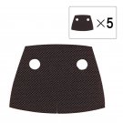 5pcs Brown Trench Coats Accessories Lego Superhero  Minifigure Building Block Toys