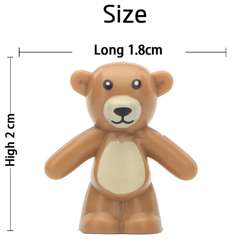Light Brown Mini Bear Lego Superheroes Minifigure Block Toys