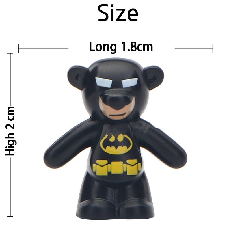 Batman Mini Bear Lego Superheroes Minifigure Block Toys