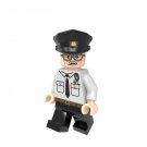 Stan Lee With Police Uniform Lego Superheroes Minifigure Block Toys